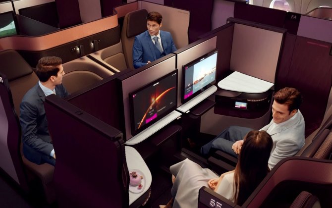 Qatar Airways hightlights 'Qsuite' at Kuwait Aviation Show