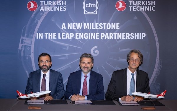 Turkish Airlines and CFM sign landmark MOU for more than 600 LEAP-1B engines